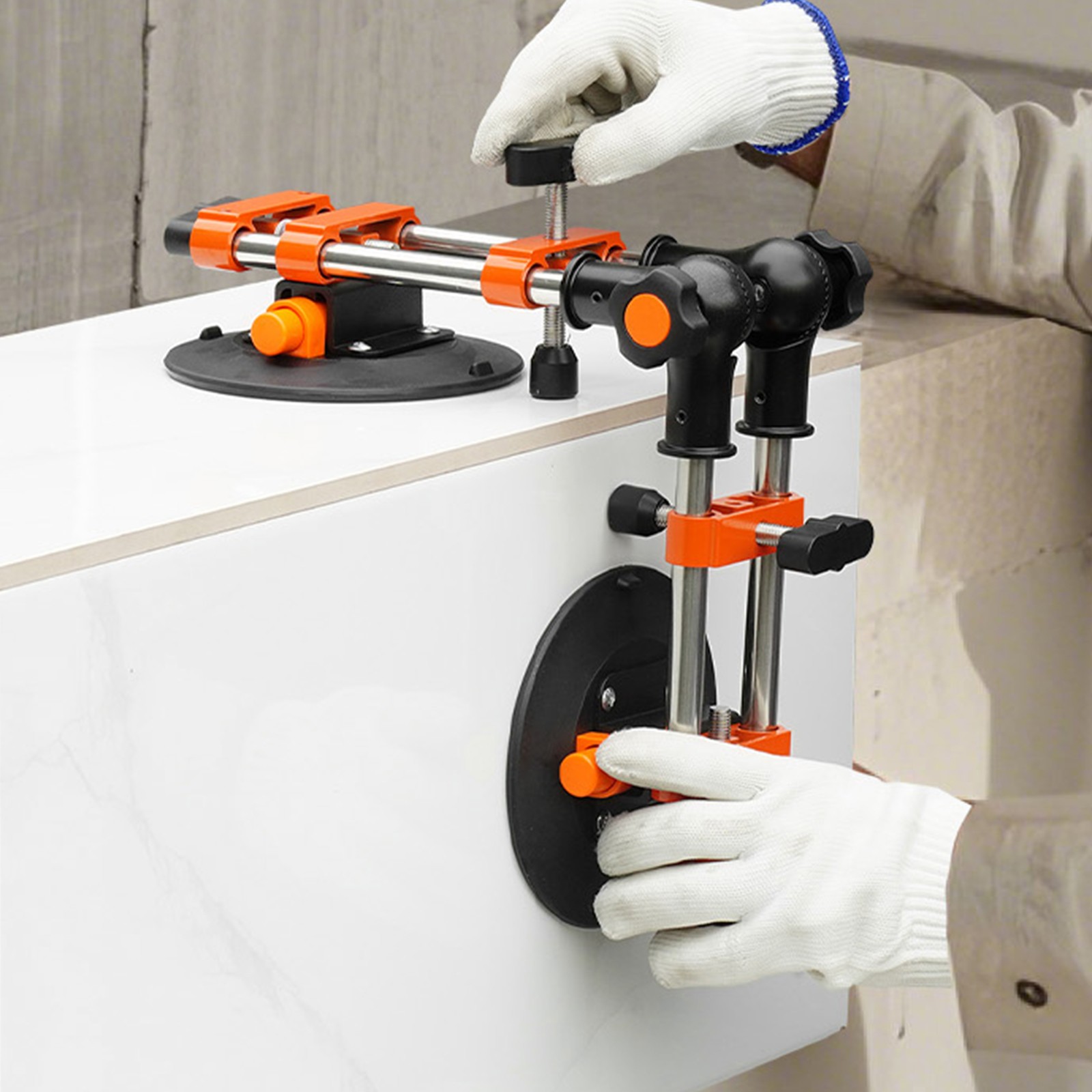 VEVOR Seam Setter 6" Suction Cup 90° - 270° Adjustable Seam Joining & Leveling