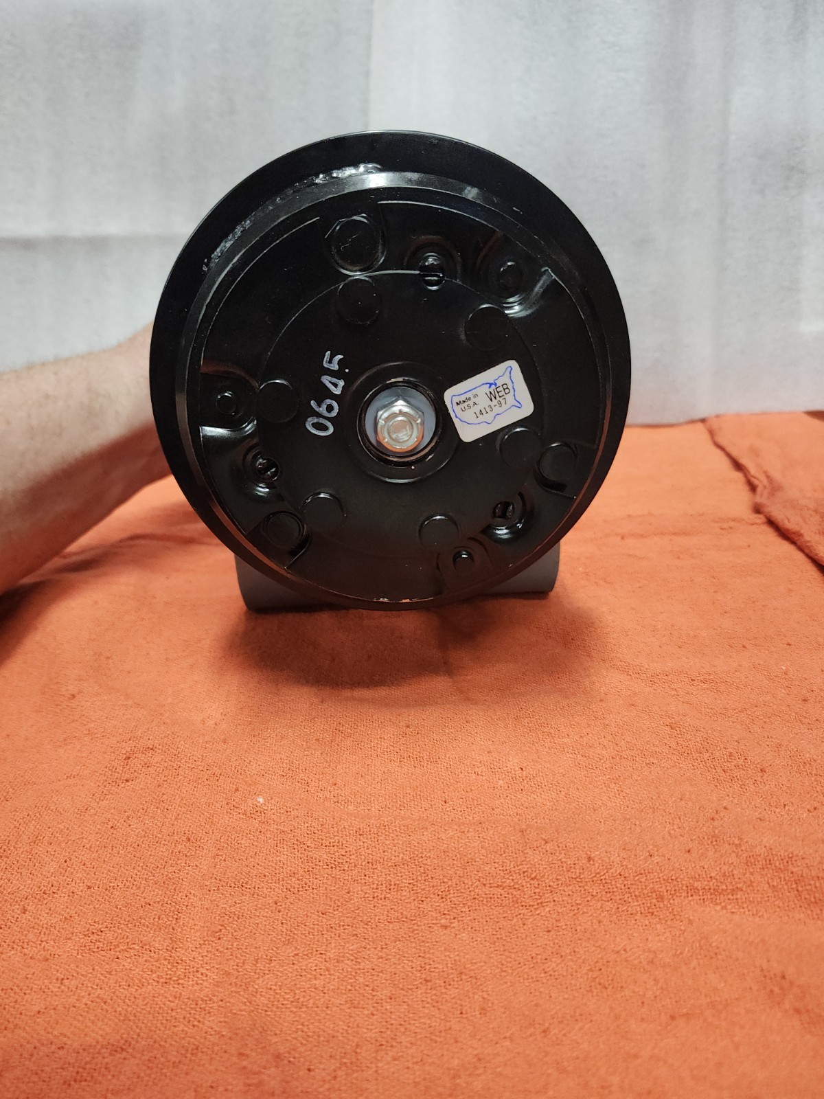 Hydraulic clutch pump electric salt spreader snowplow 12v coil Serpentine belt.