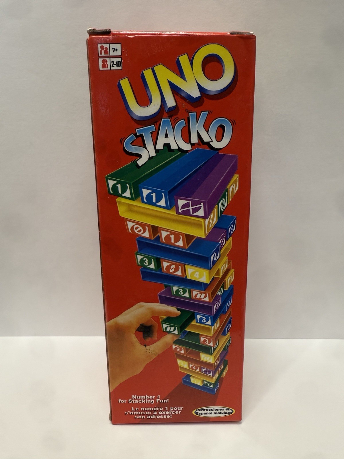 UNO Stacko Mini Game – Fun Card & Board Game, Family Party Gift