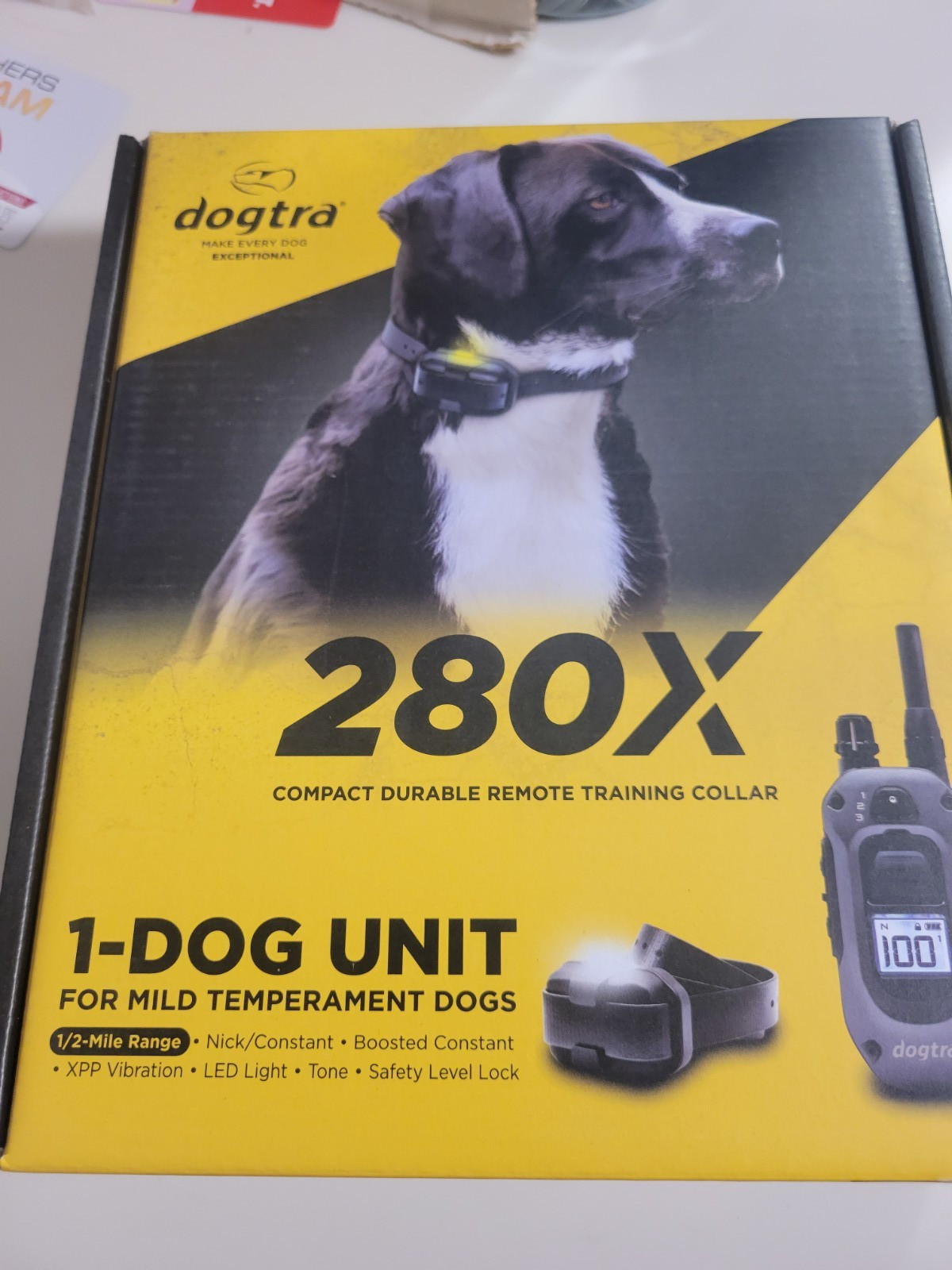 Dogtra 280X Remote Dog Training Collar 1/2 Mi, Boost, STIM, Tone, XPP Vibration