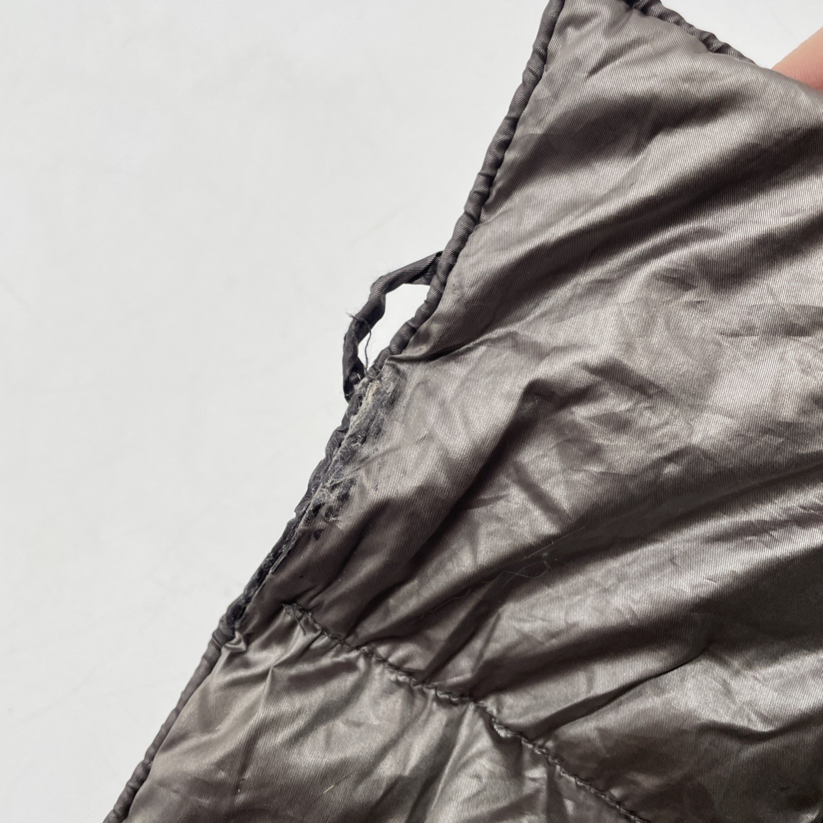 Blue Ridge Home Fashions Down Throw Camping Blanket Packable Lightweight Gray