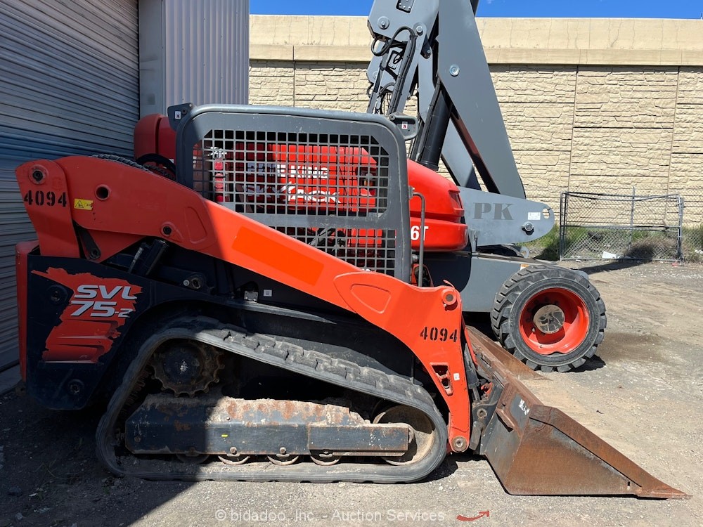 2017 Kubota SVL75-2 Skid Steer Track Loader Crawler Tractor bidadoo -Repair