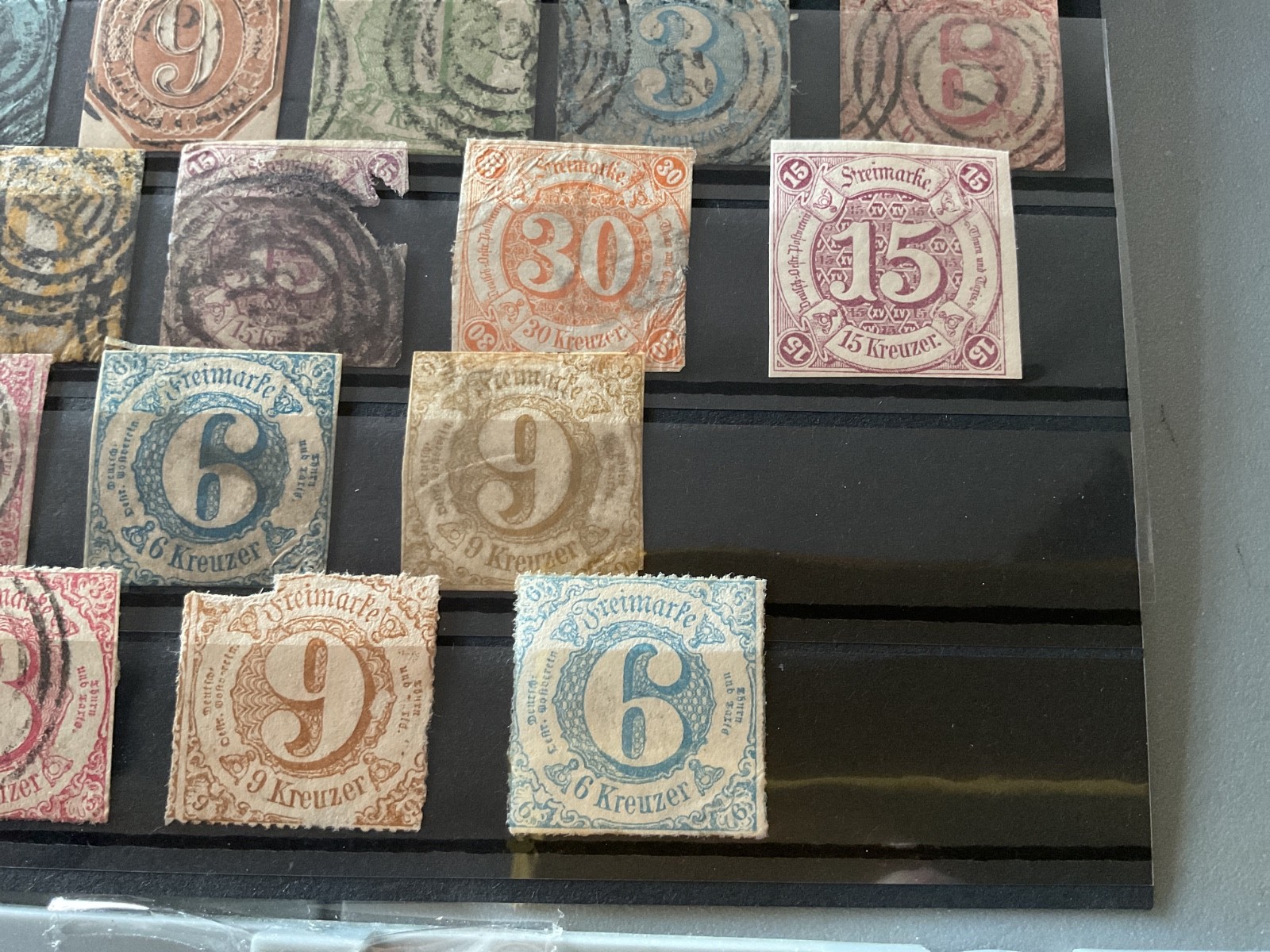 Germany Thurn & Taxis southern district 1852-1865 mm & used stamps B1342