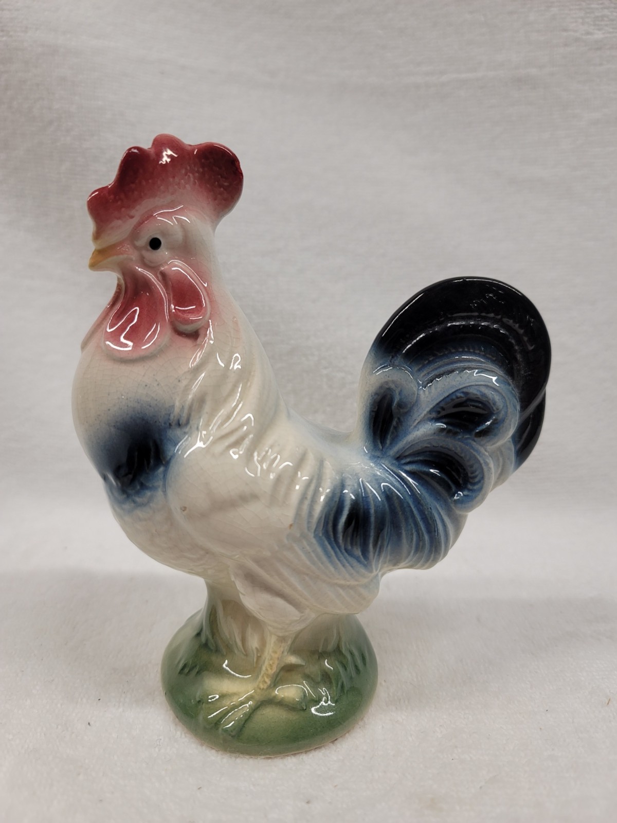 6" B/W ROOSTER (RARE) BY ROYAL COPLEY, ROYAL WINDSOR, SPAULDING