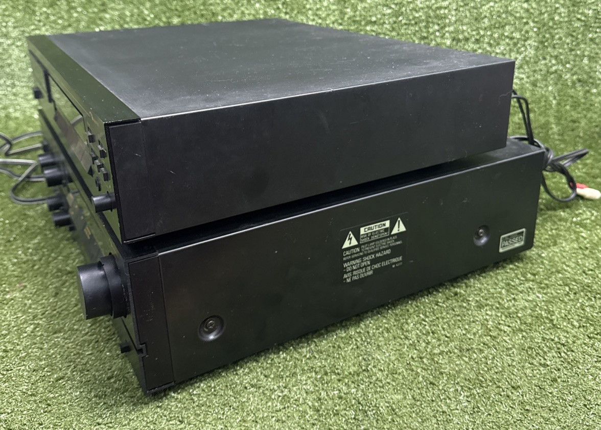 Vintage 80’s Nakamichi Stereo Receiver & CD Player Bundle SR-3A & OMS-2A WORKS!