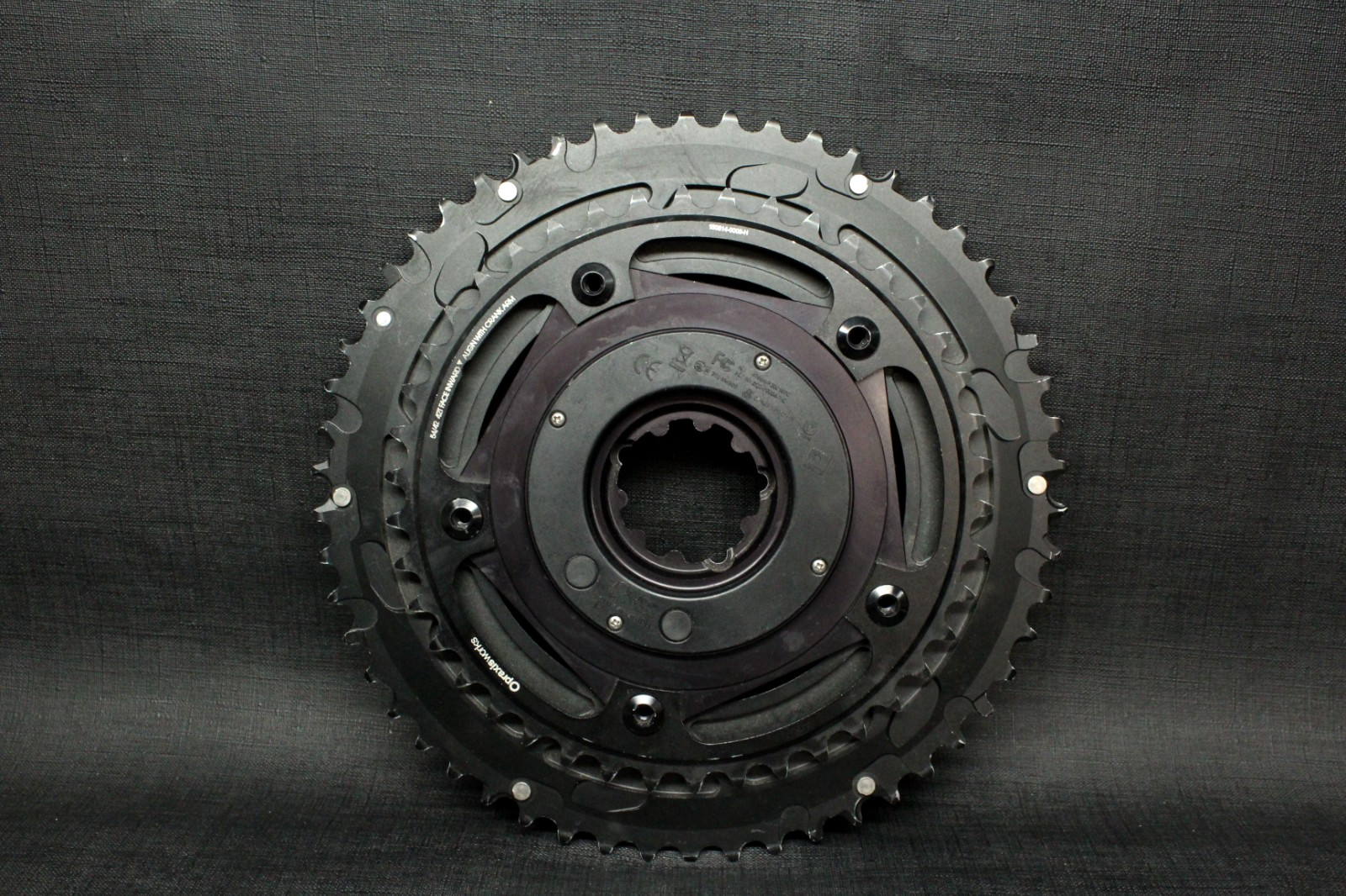 Power2max Type Road Bike Power Meter, 130 BCD w/ Praxis Works 54/42T Chainrings.