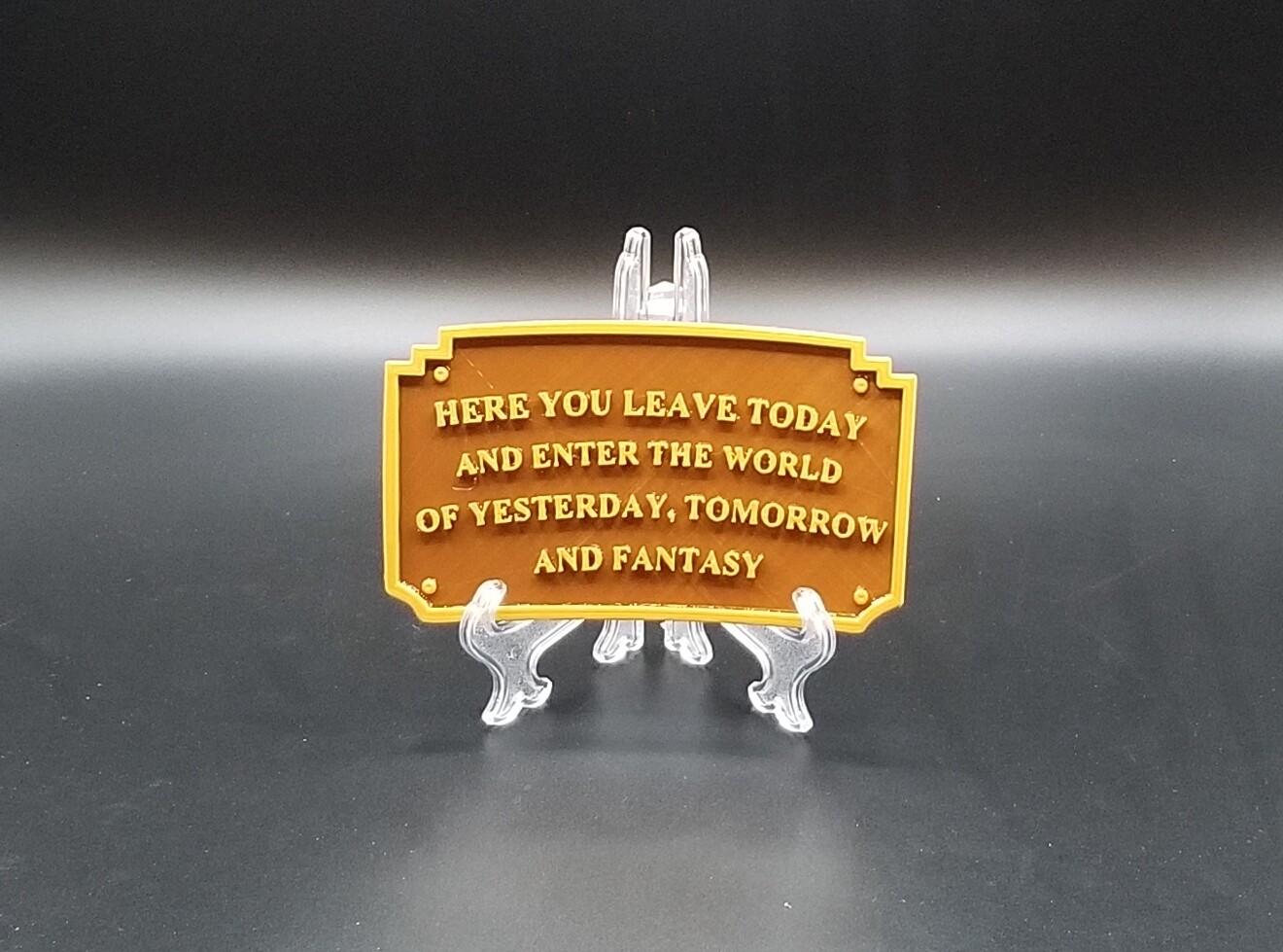 Main Street Entranceway Welcome Plaque DL Inspired Fridge / Car Magnet