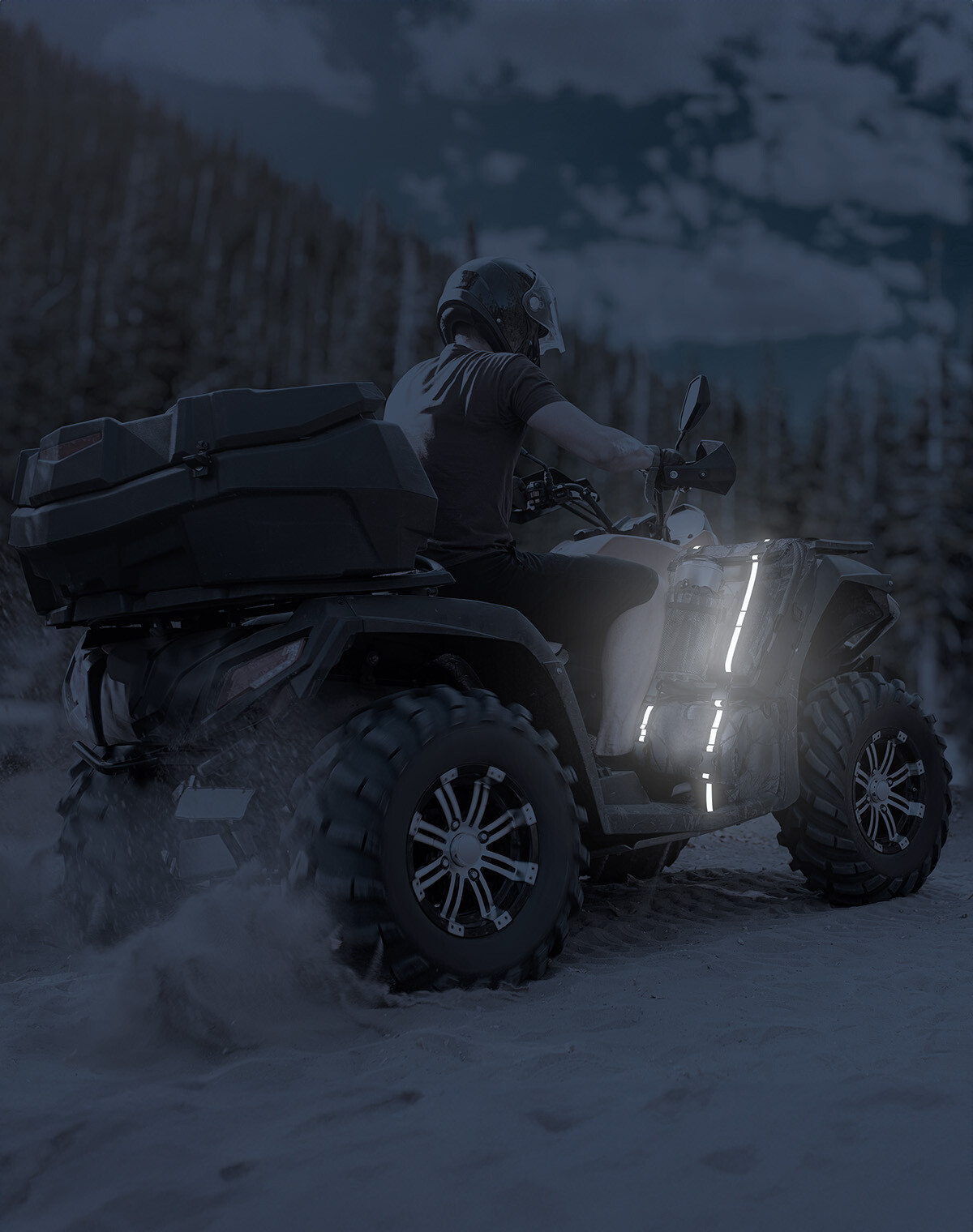 ATV Fender Bag Cooler Bag Pack Luggage Storage Cargo Camo For Sportsman Yamaha