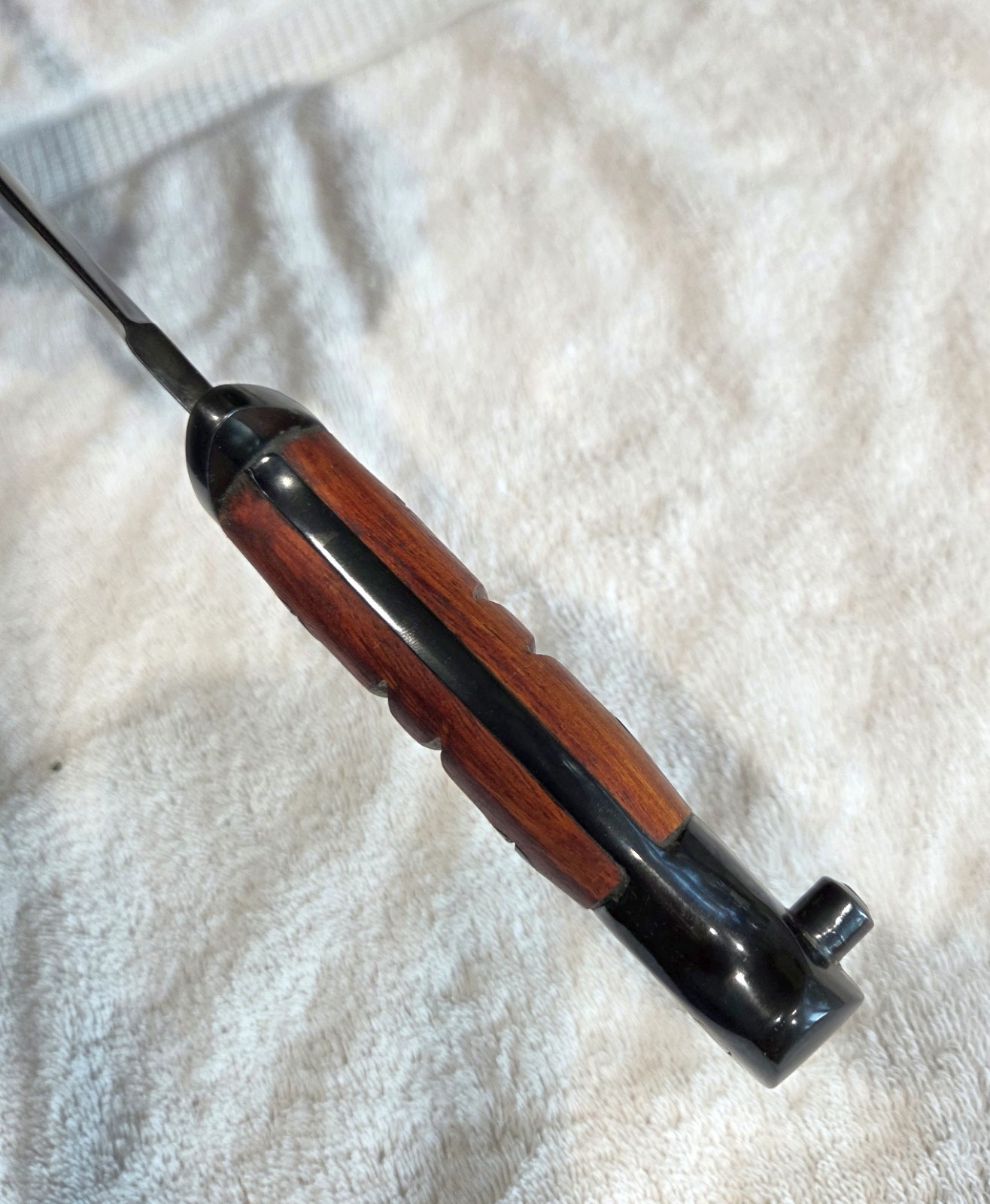 Real U.S. WWI Winchester Built M1917 Enfield Bayonet and a Repro also