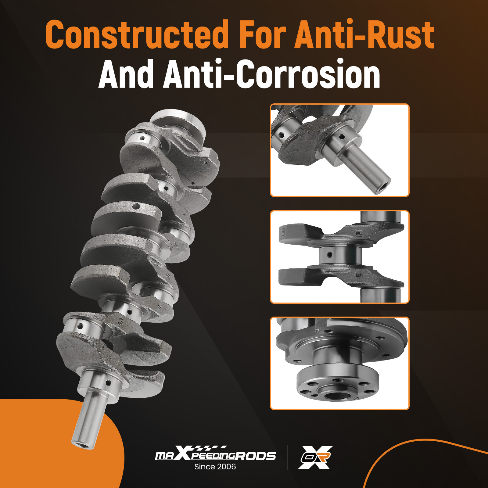 GDI 2.4L G4KJ Crankshaft+Bearing+Rods Kit for Hyundai Sonata Kia Optima Sorento