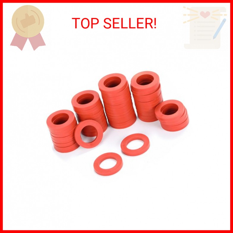 Sanpaint Garden Hose Washers Rubber Seals, 40-Piece Standard Set