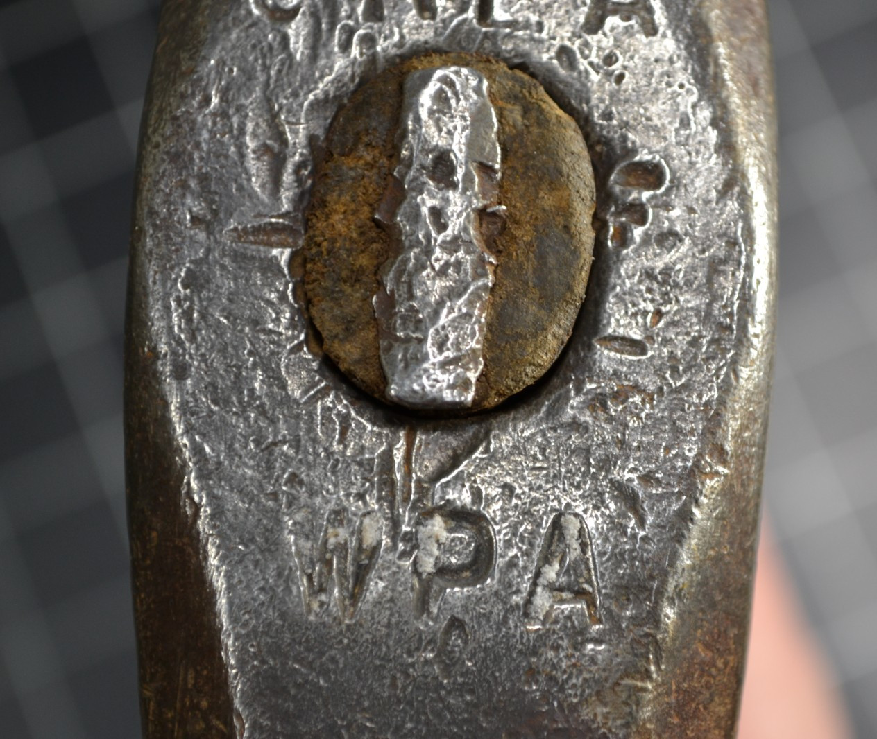 W. P. A. - WORKS PROGRESS ADMINISTRATION - OKLAHOMA WPA - 3# STRIKING HAMMER