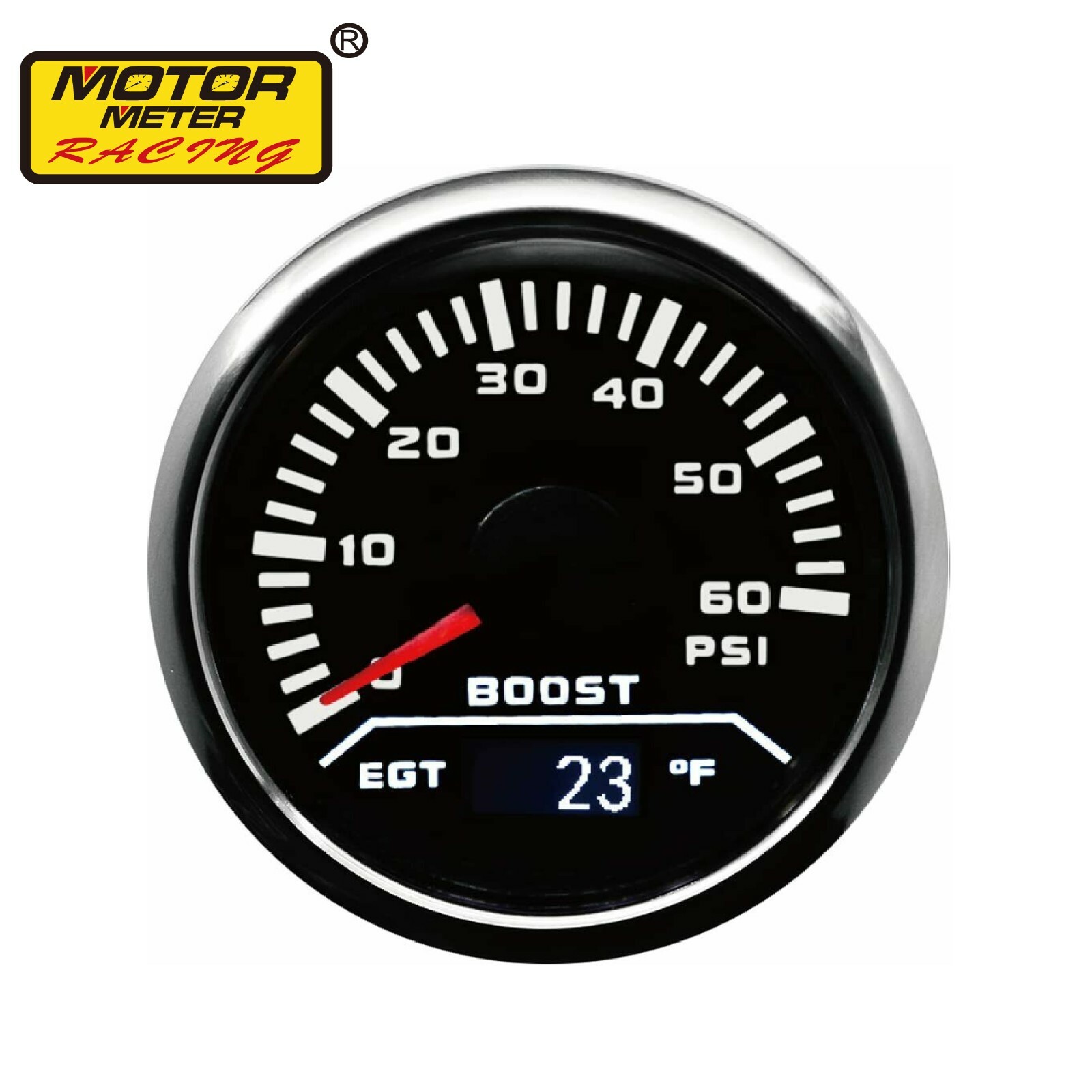 W PRO 52mm 2 In 1 Boost PSI & EGT Pyrometer °F Exhaust Gas Temperature Gauge