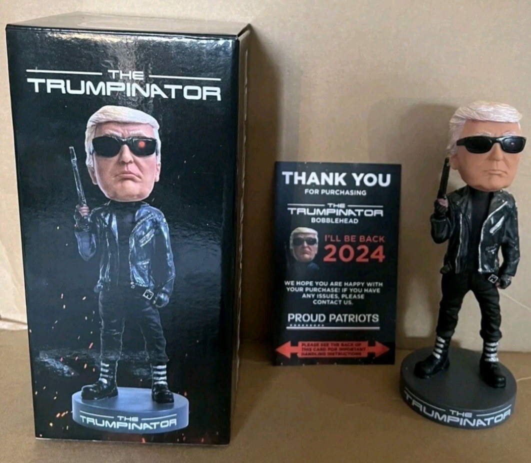 The Trumpinator Bobblehead - I'll Be Back in 2024 (Trump Bobblehead)