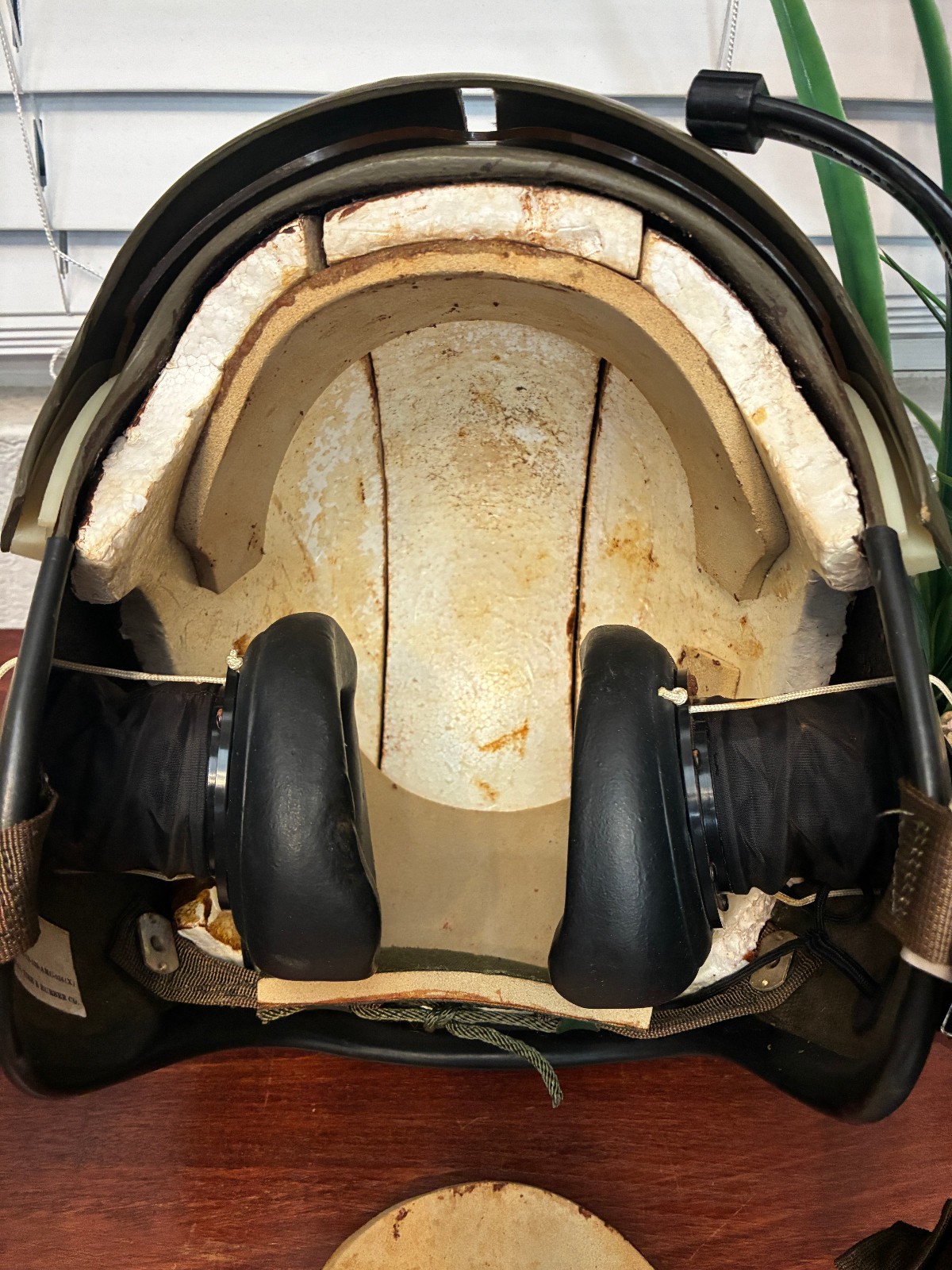 Vintage 1965-67 Gentex APH-5A Helicopter Flight Helmet–Vietnam War -Original Bag