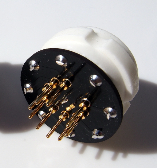 GARAGE1217 12SN7 / 6SN7 TO 12AU7 / 6922 TUBE SOCKET ADAPTER - TOP BUILD QUALITY