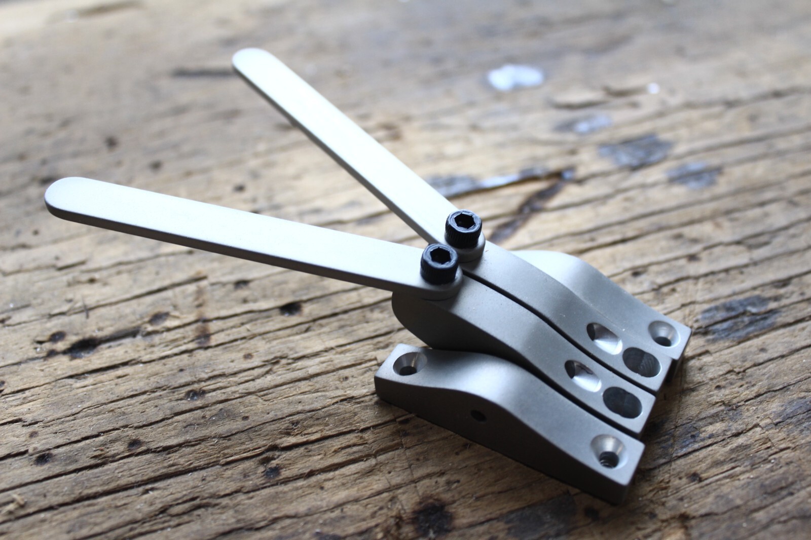 Peters G/B string Bender, Matte Gunmetal, lap steel guitar palm lever