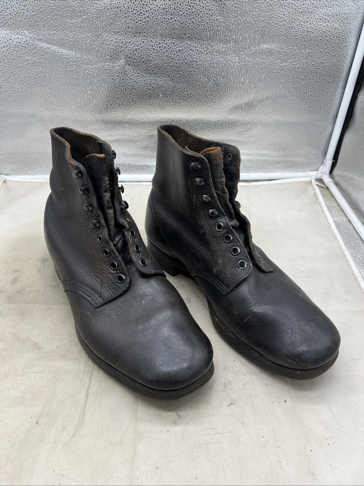 WW2 German Leather Ankle Boots Original (FF536
