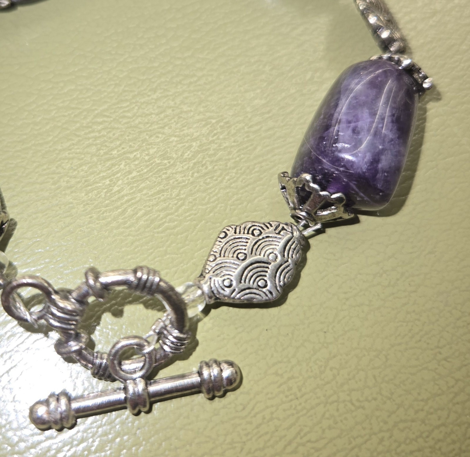 Amethyst bracelet Handmade