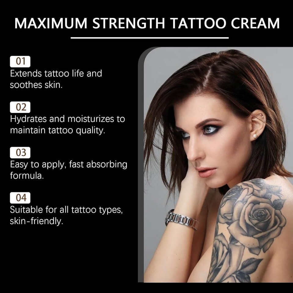 5Pack Tattoo Numibing Cream Gel Up to 6 Hours Extra Strength for Tattoos 20g