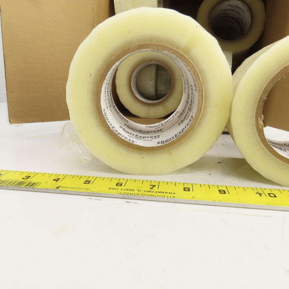 ShorrExpress 15120011 Carton Sealing Tape 72mm Clear Mixed Lot/11 Partial Rolls