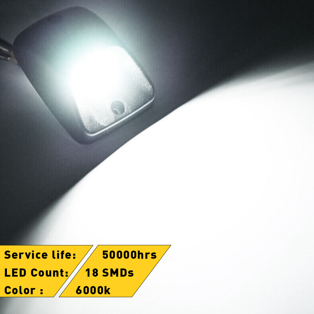 2X LED License Plate Lights Rear Bumper Tag Assembly For 1995-2004 Toyota Tacoma