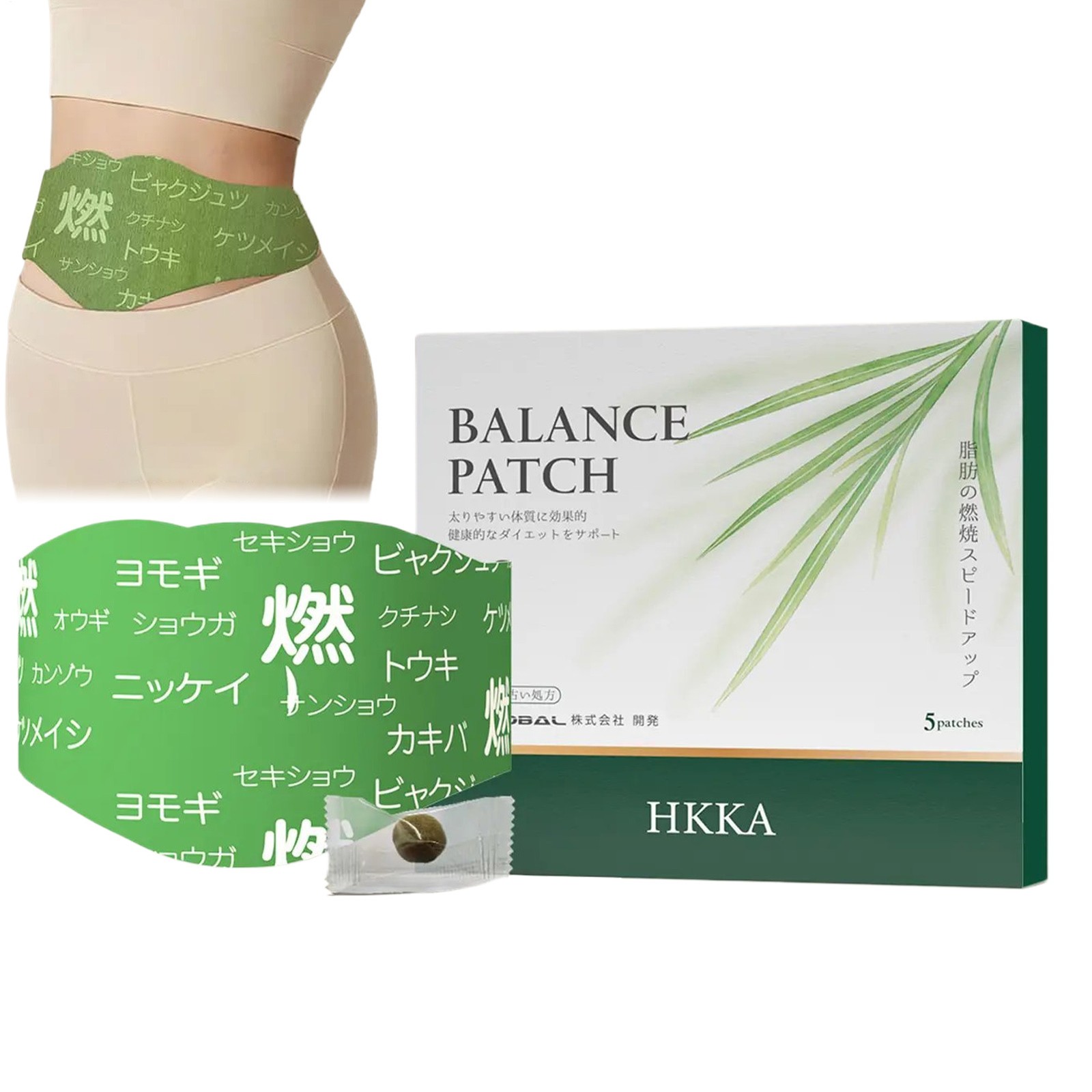 Japanese Herbal Patch Balance Patch Belly Patch 5 Pactches