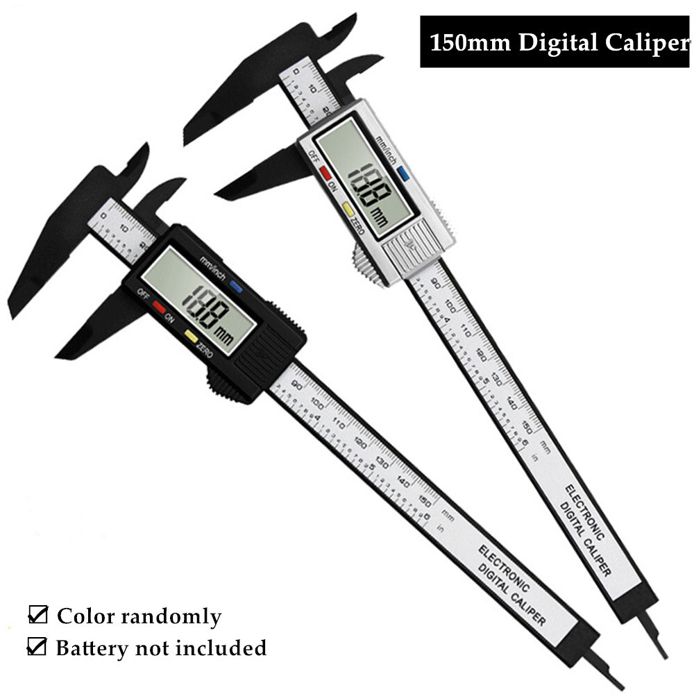 150mm Digital Caliper Micrometer Gauge Vernier Electronic Measuring No battery