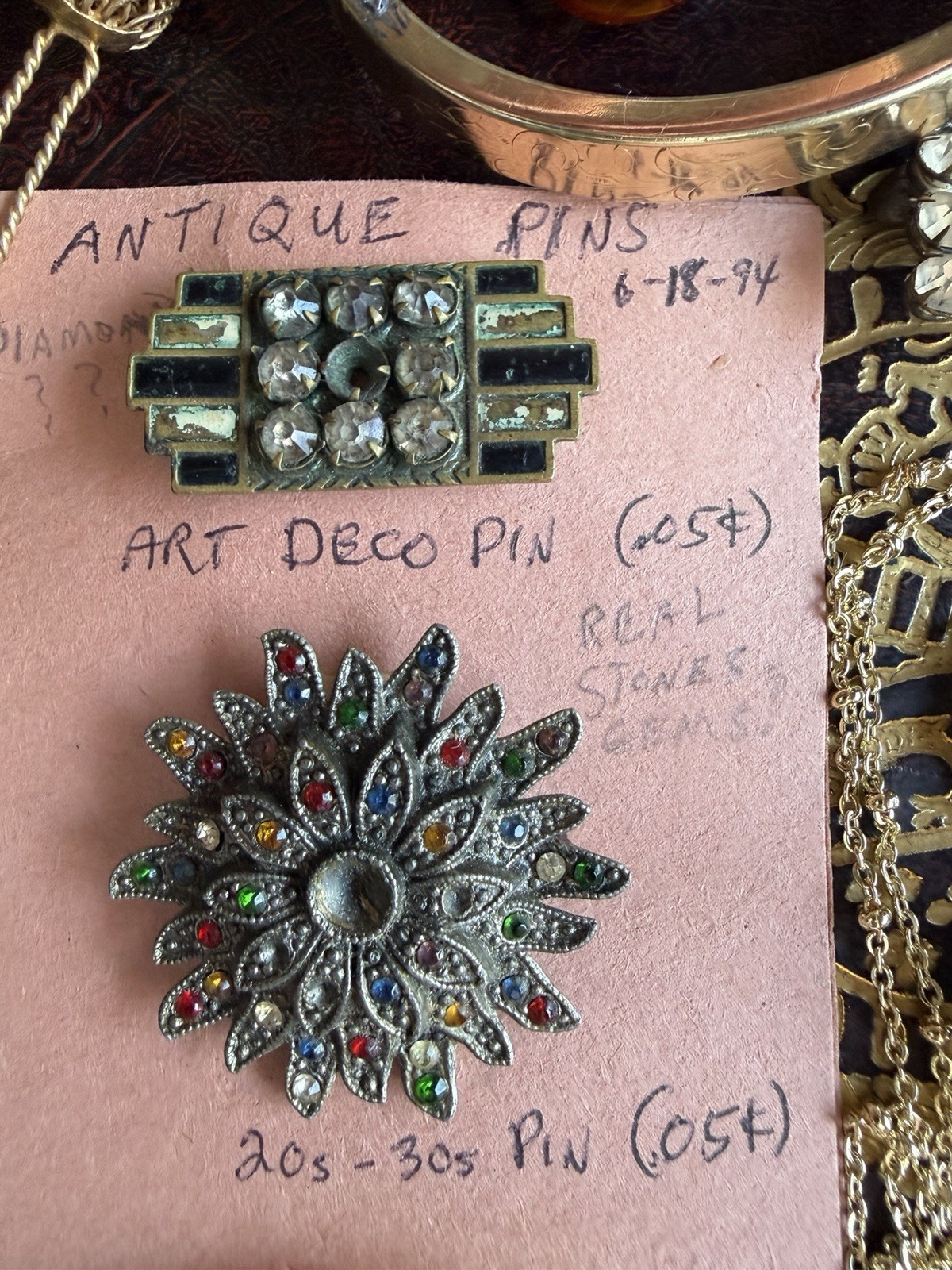 Victorian To Vintage Jewelry Lot Gold Filled And Sterling Some For Repair Craft