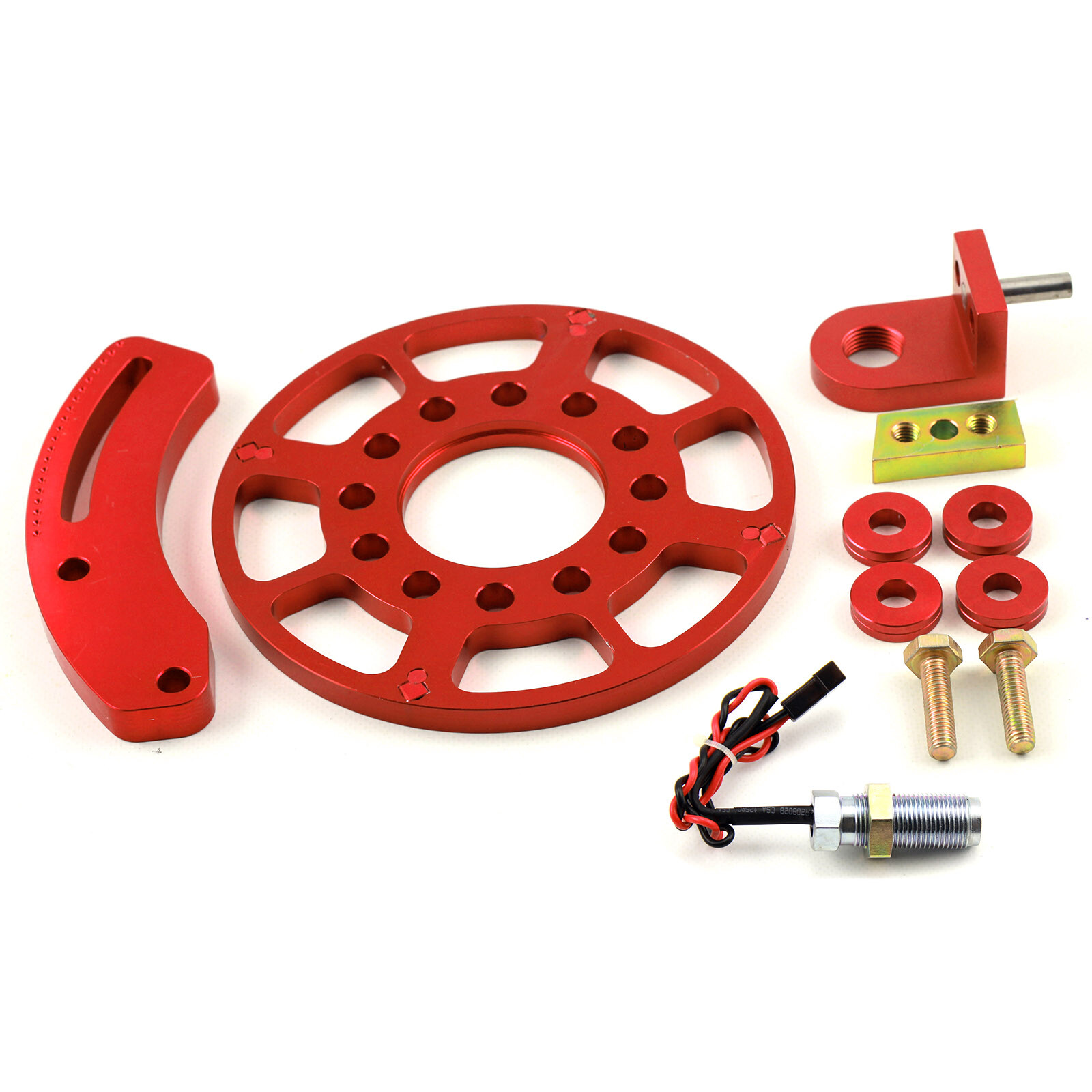 Ford SB 289 302 351 Windsor 7" Aluminum Magnetic Crank Trigger Kit