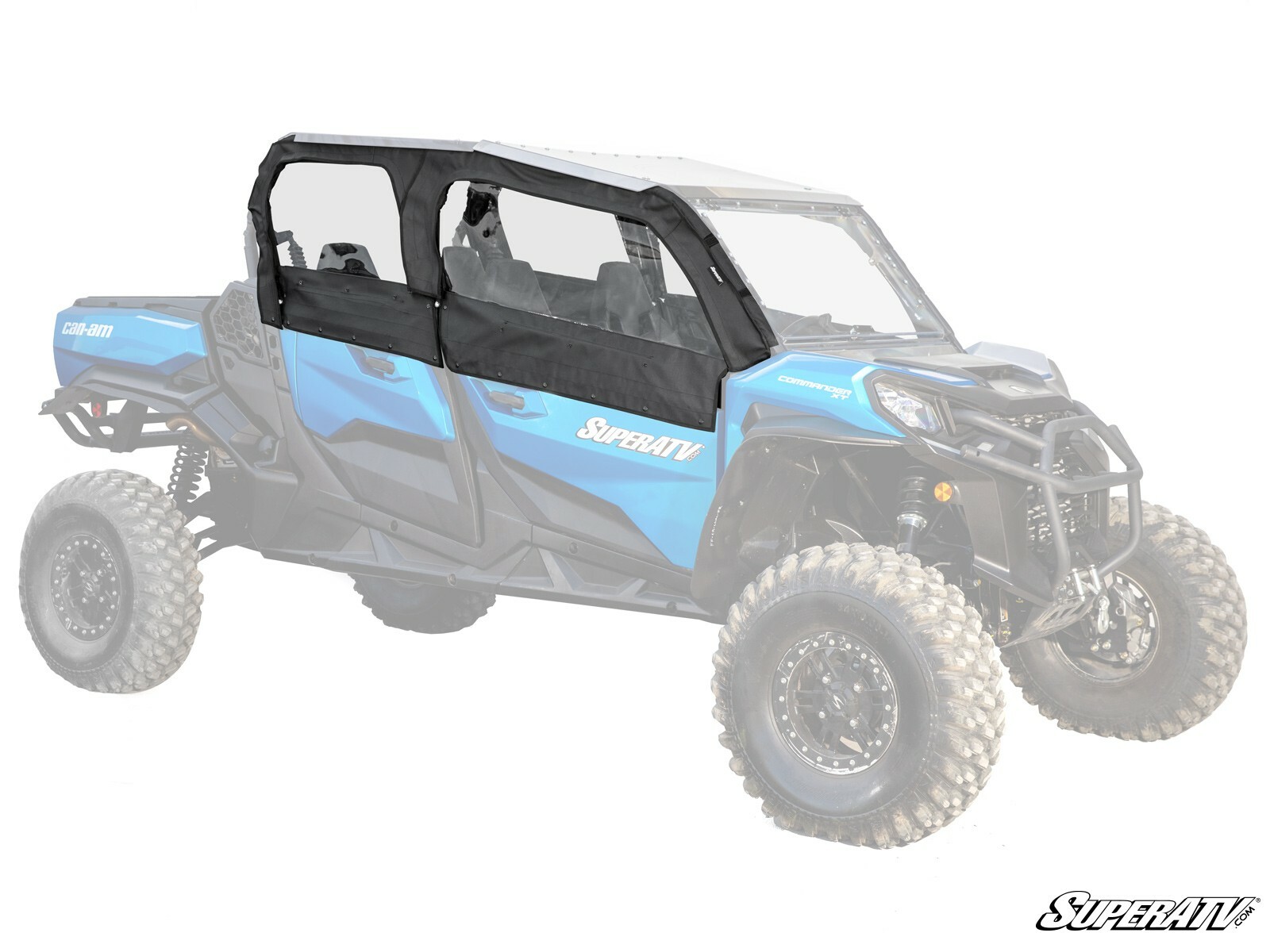 SuperATV Soft Cab Enclosure Doors for Can-Am Commander 1000 MAX (2021+)