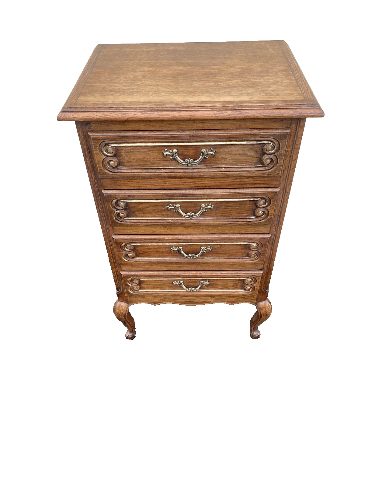 65016 Oak Lingerie Chest Dresser Nightstand
