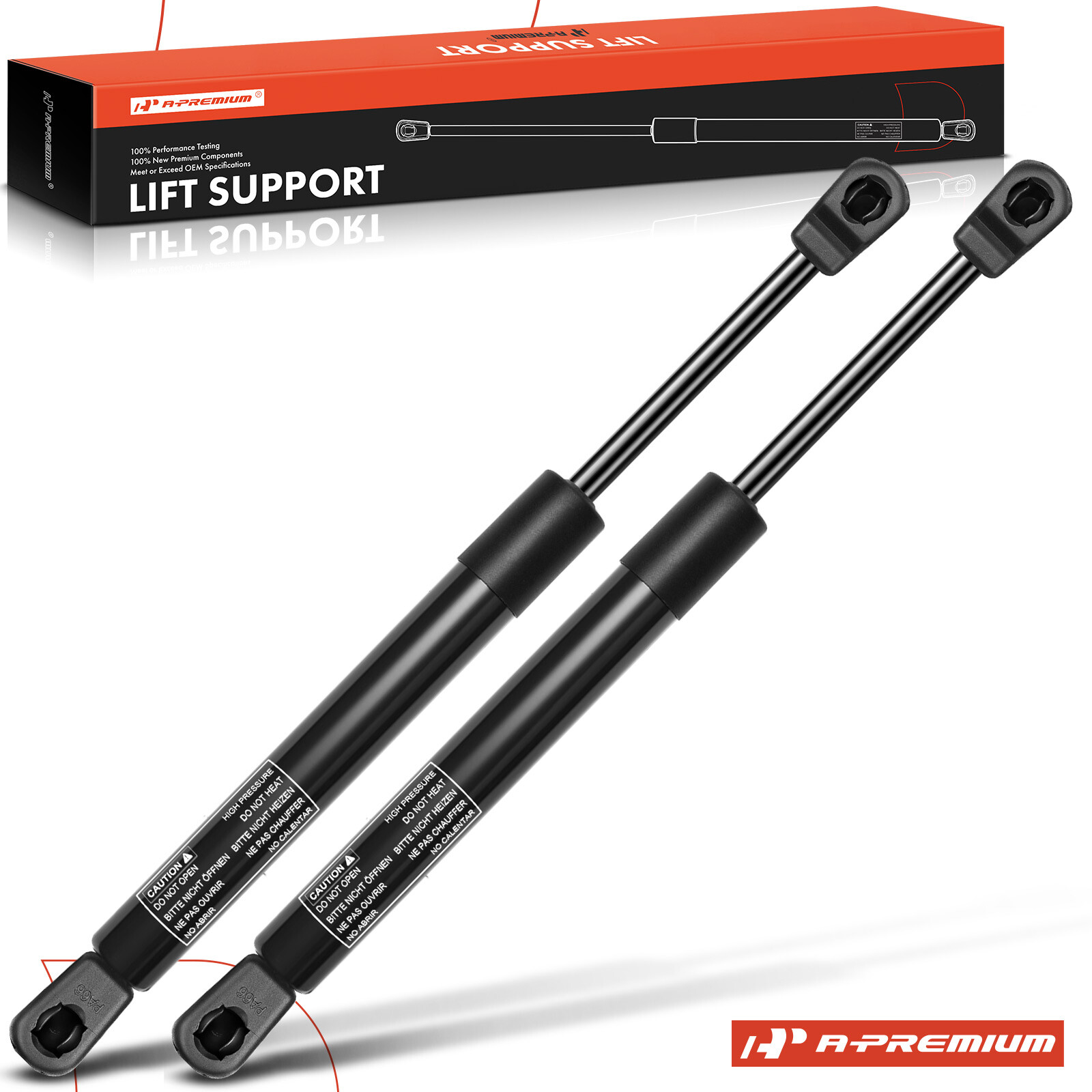 2x Front Hood Lift Supports Struts for Nissan Armada Titan 04-15 Pathfinder 4182