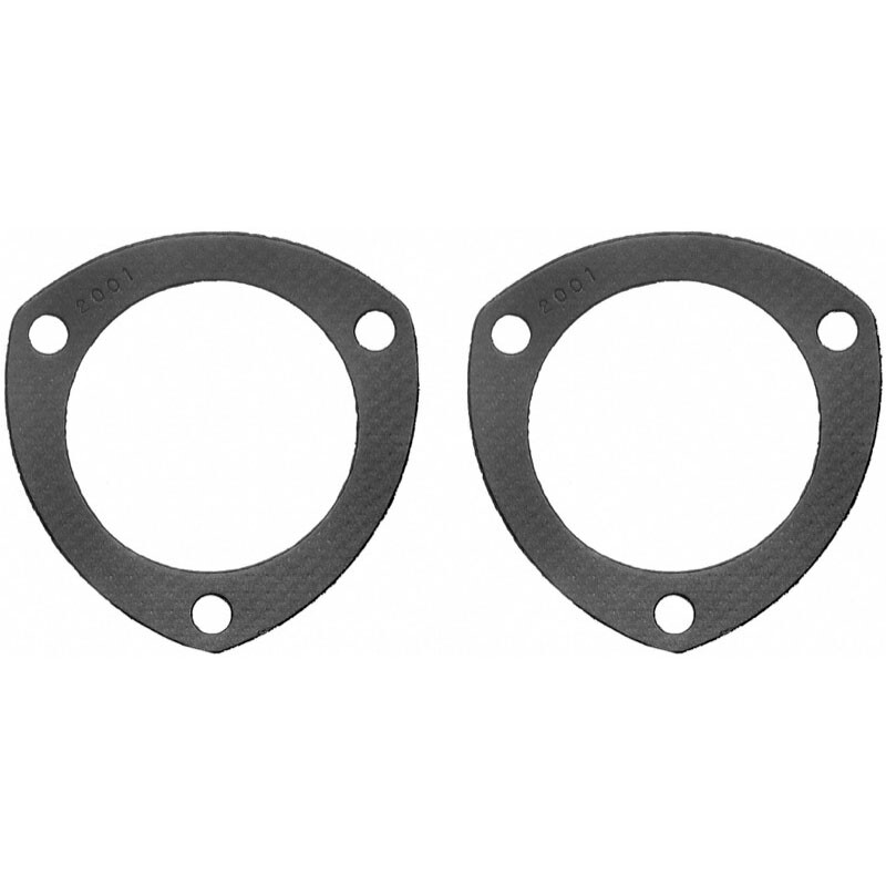 Fel-Pro Header Collector Gasket 2001; Performance Steel Core 3-bolt 3", Pair