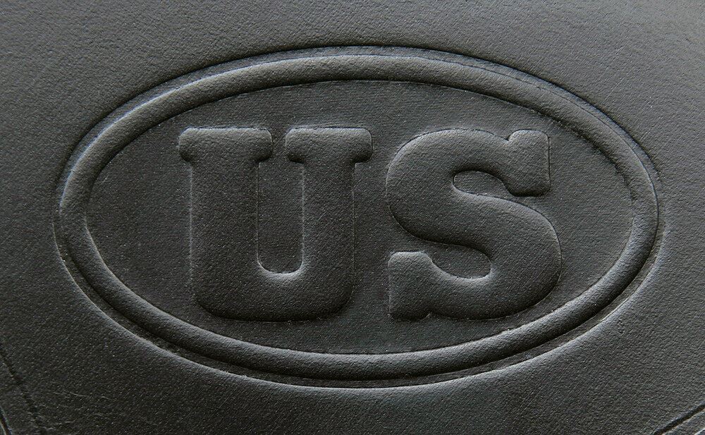 US Smith & Wesson Victory Model Revolver Holster Full Flap US Embossed Black