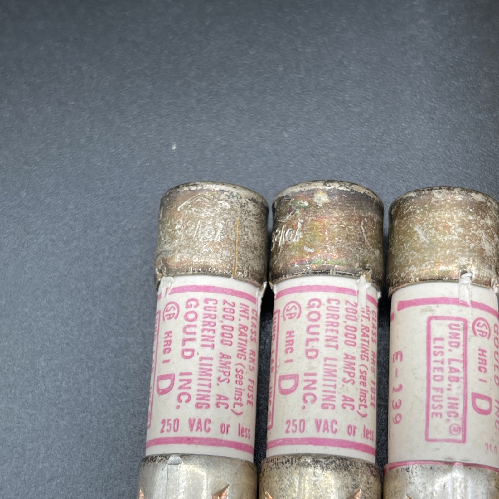 Gould () Shawmut TR3-2/10R TRI-ONIC Fuses 3.2A 250Vac 160Vdc Time Delay Lot 6