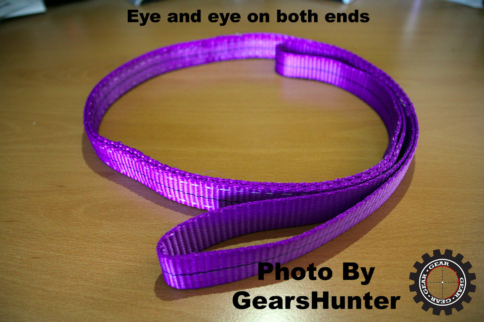 1" (Various Length) 2-Ply Nylon Web Sling Lift Tow Strap Heavy Duty 11000LBS