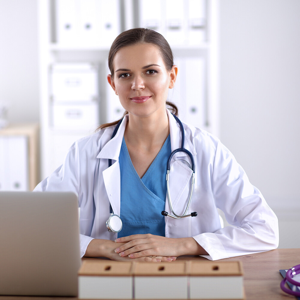 HEEDFIT Premium Quality Lab Coats for Women, A Full White Poly-Cotton 35" Long