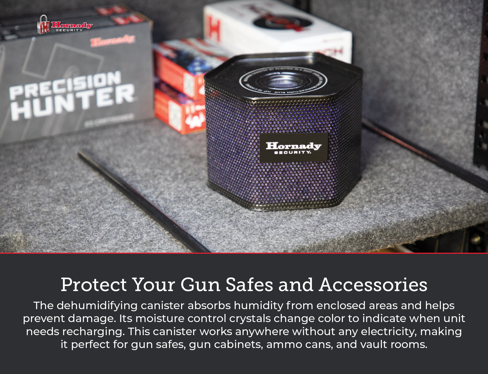 Hornady Reusable Canister Dehumidifier 750G, 95902 - Gun Safe Accessories