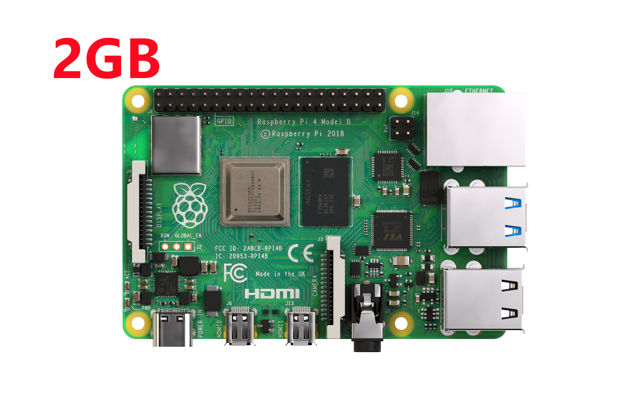 Raspberry Pi 4B 2GB Budget Kit