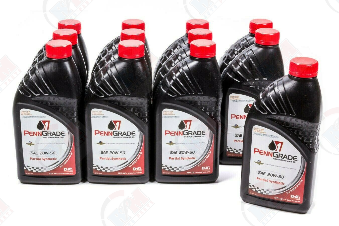 BRAD PENN Grade 1 Racing 20W50 Semi-Synthetic Engine Motor Oil (Case of 12) QT