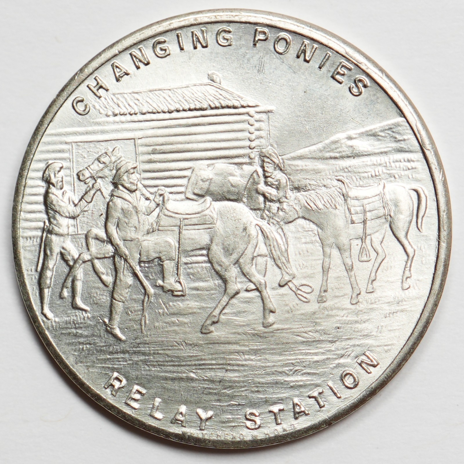 1935 Pony Express Diamond Jubilee So-Called Half Dollar Oregon Trail Association