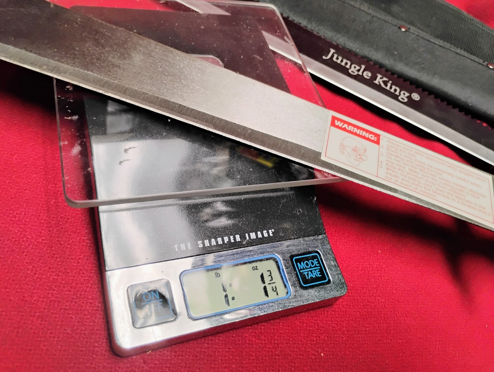 Mechete 2pc lot Mintcraft & Jungle King 21" & 15" blades with sheaths good cond