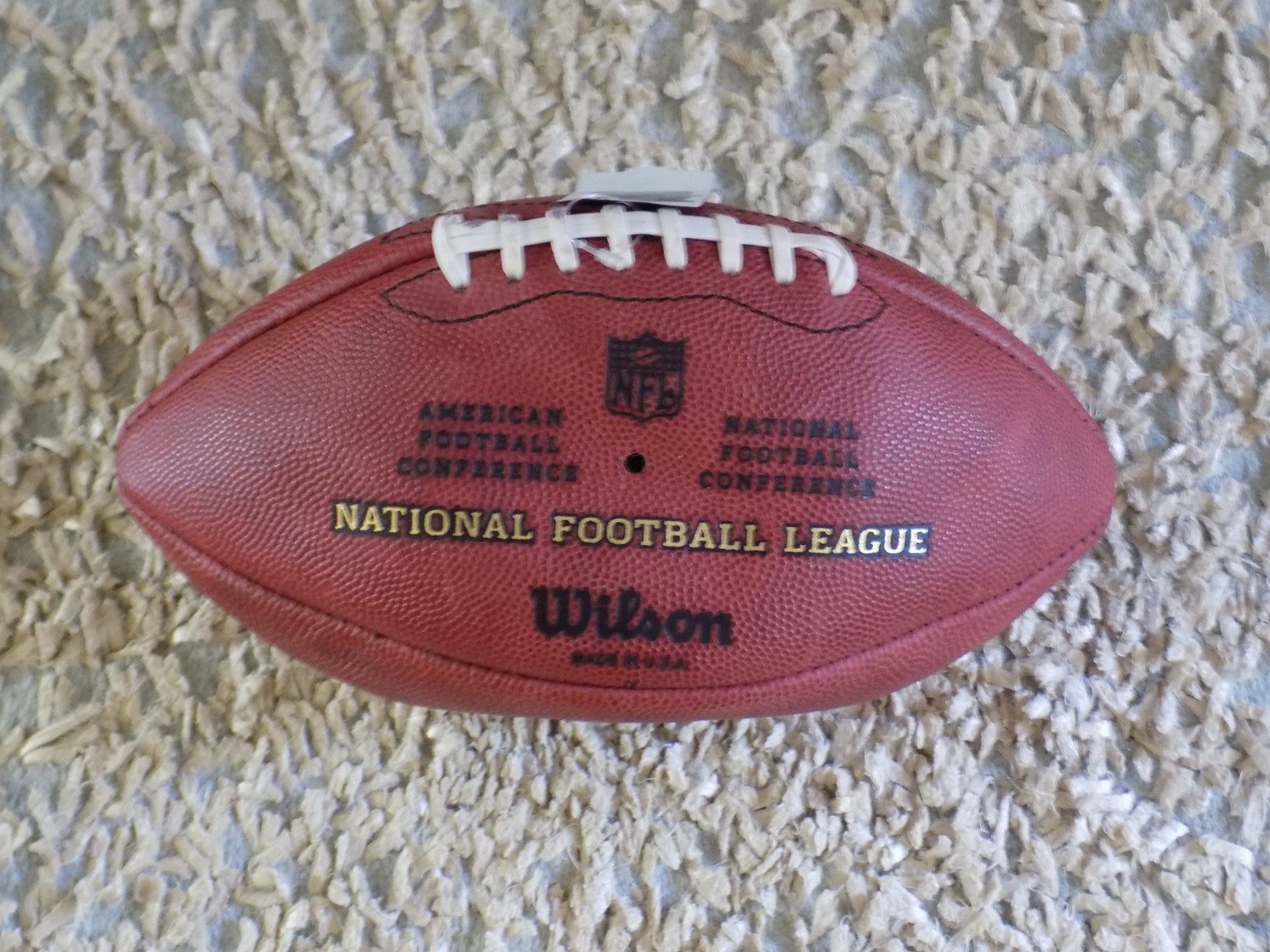 The Duke NFL Wilson Sporting Goods Football Tagliabue Goddell RARE ERROR