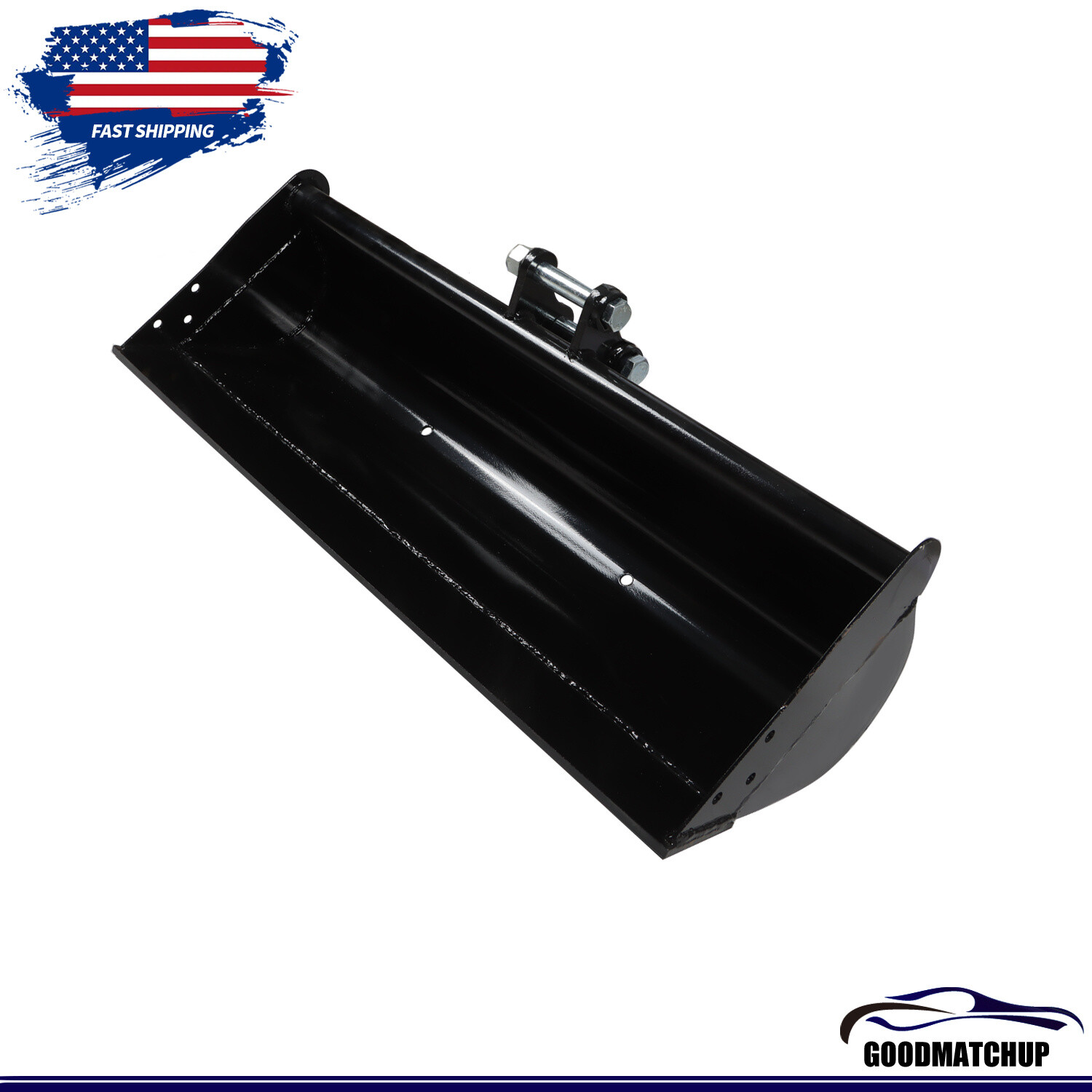 For Mini Excavator 1ton-1.5ton With Pins 1000mm Plain Bucket Attachment