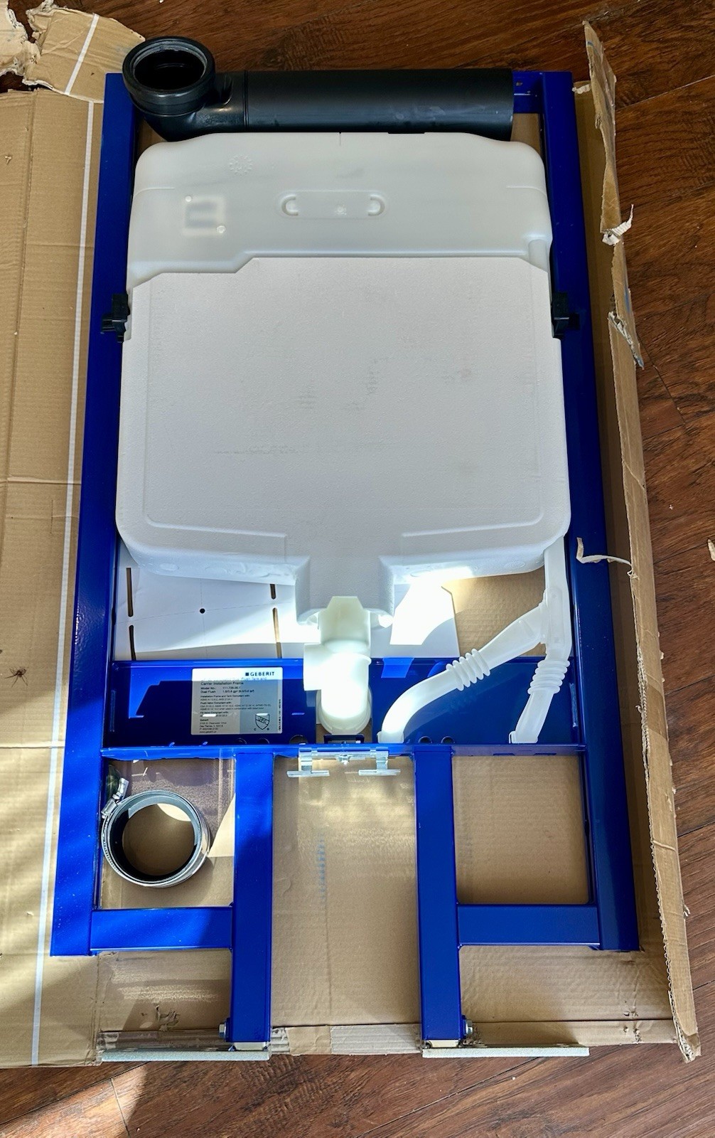 Geberit 111.728.00.1 Concealed Dual- Flush Tank And Carrier Installation Frame