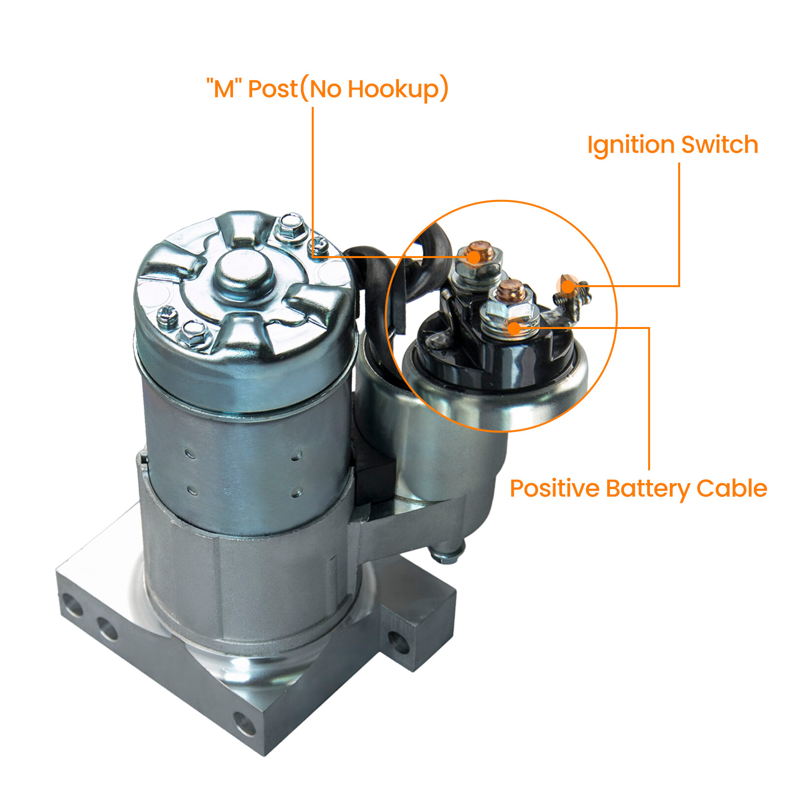 High Torque Starter For GMC SBC BBC For Chevy Super 153/168 Tooth MT AT S114-823