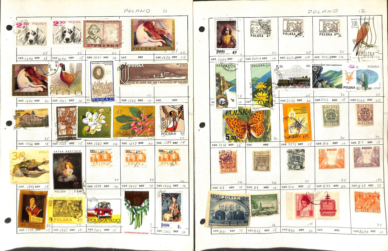 Poland Stamp Collection on 30 Pages, Neatly Identified (CB)
