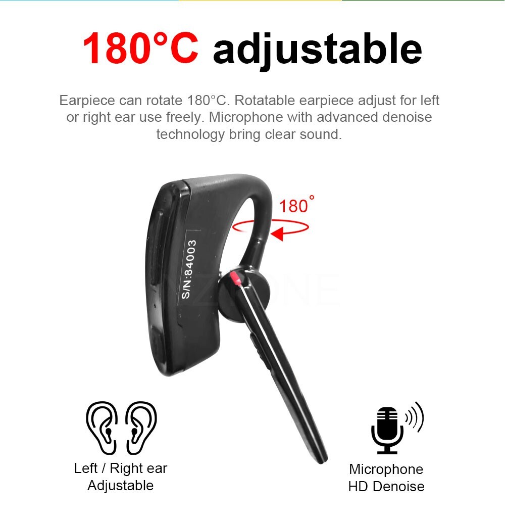 Wireless Hands-free PTT Bluetooth Earphone K1 Plug For UV-82 UV-5R Walkie talkie