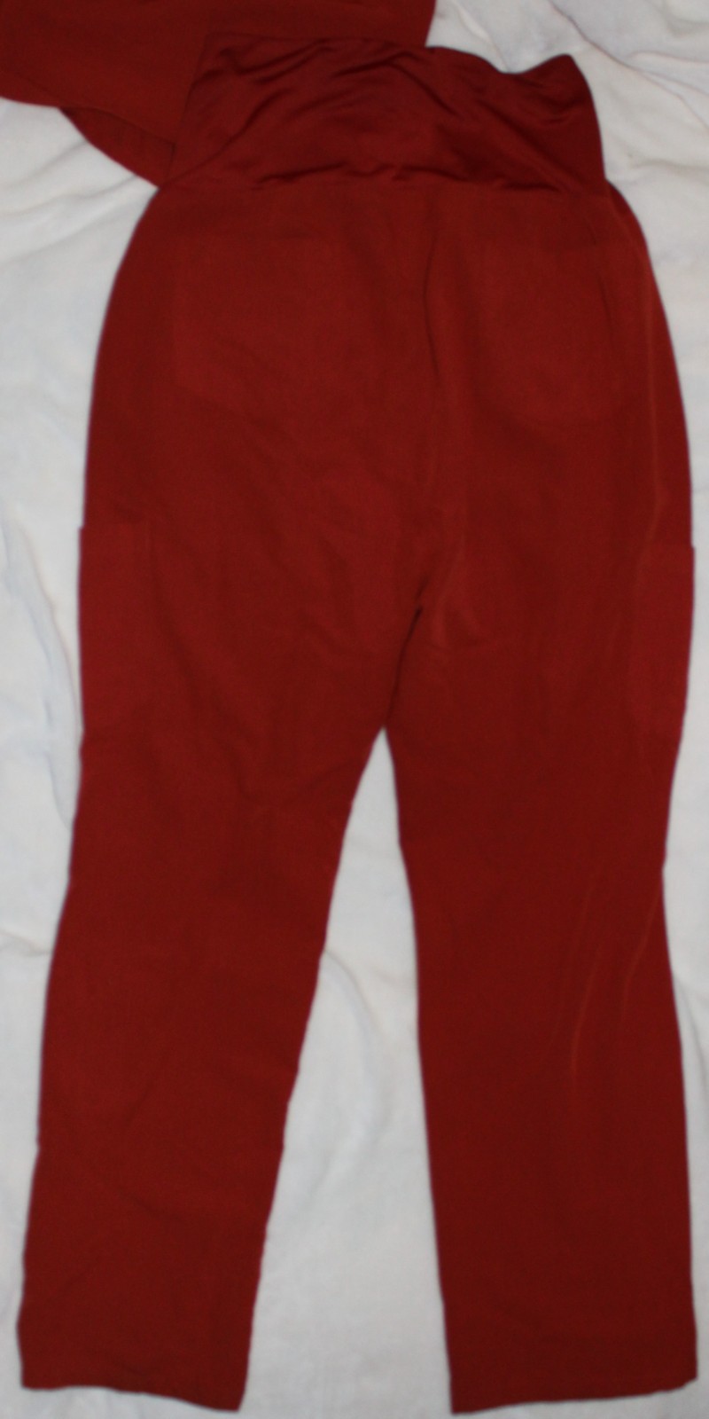 Mandala*Equa-Tek*Maternity Set*Scrubs*Top & Bottoms*Pants*Women Size L*Rust